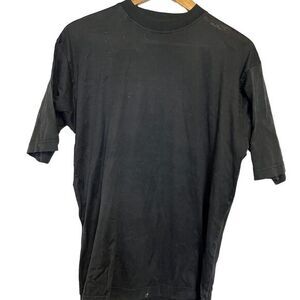 Giorgio Danieli Men's Black T-Shirt Classic Fit Short Sleeve  Italy large
